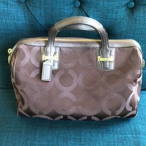 Plum Coach purse